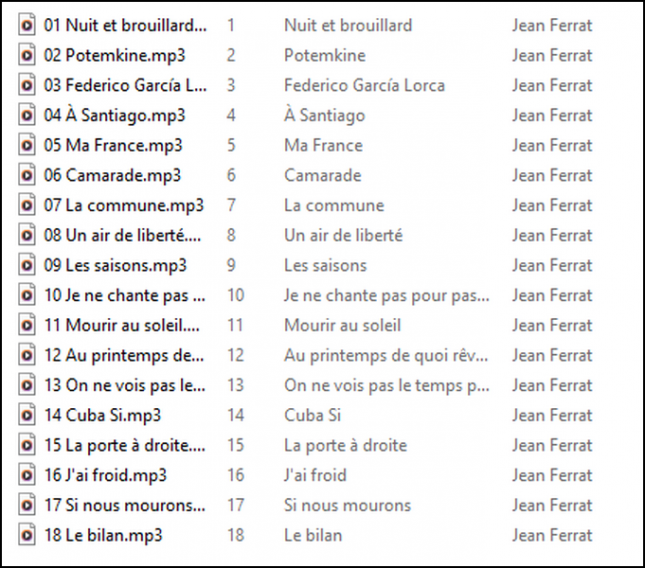 JEAN FERRA * 10 *Je ne chante pas pour passer le temps.mp3